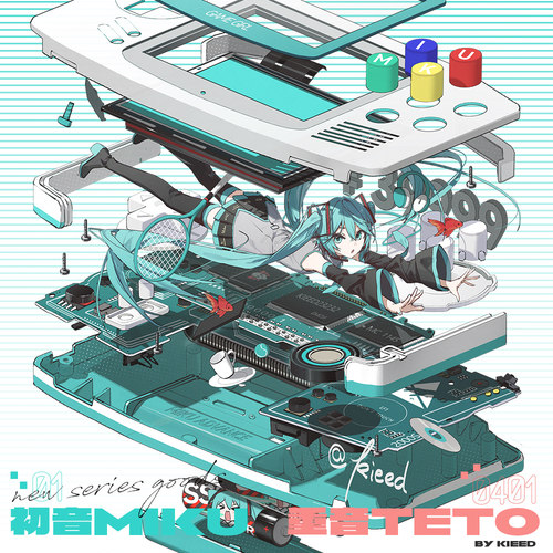 [右手定则]Kieed V+ 初音MIKU 重音TETO 新周边套组