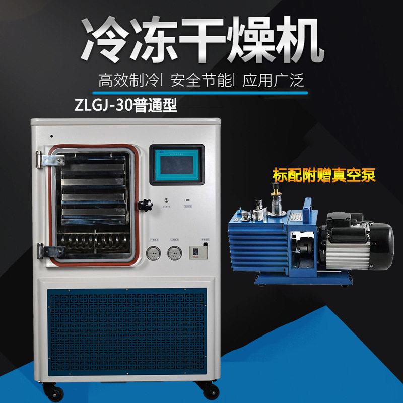 盈盛真空冷冻干燥机化工化学实验制智能自动手动真空冻干机厂家
