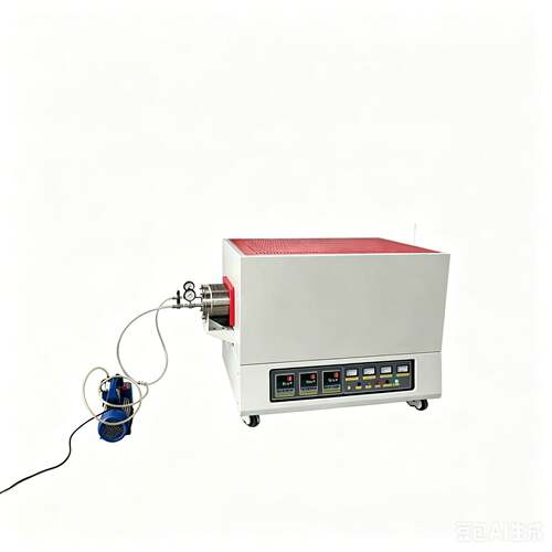 1400度双管管式炉三温区陶瓷金属烧结热处理炉带真空泵实验室管式