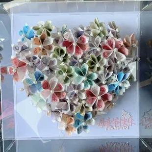 网红爱心有钱花手工diy材料包花束情人节生日礼物送男女朋友闺蜜