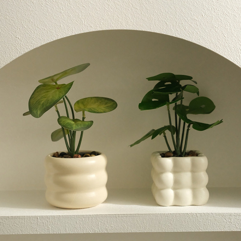 仿真植物北欧装饰小盆栽办公室客厅桌面室内盆景摆件仿生假花绿植
