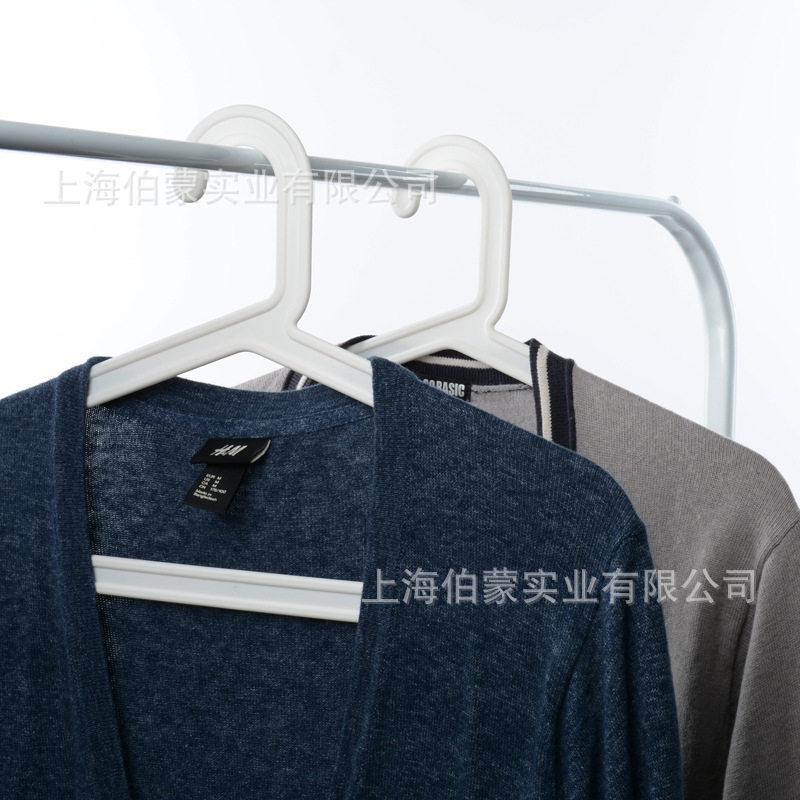 塑料巴吉思衣架白色挂子