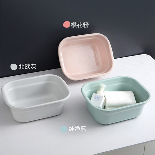 洗脸盆大号家用洗衣洗菜盆加厚婴儿洗澡盆宿舍学生塑料