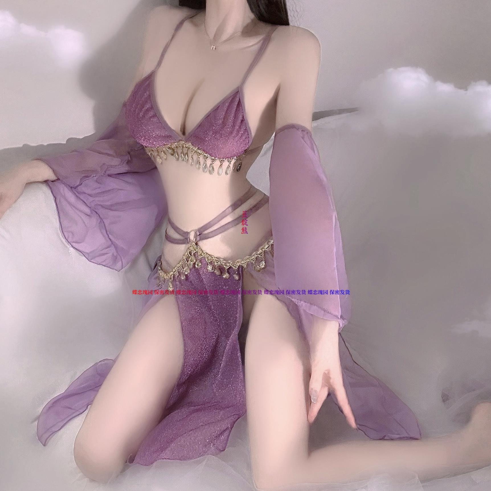 晴趣内衣新中式国潮古风异域风情敦煌飞天舞蹈服装免脱性感汉服女