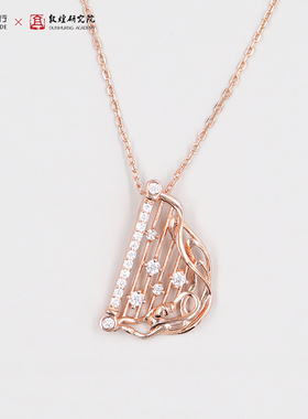 玉见敦煌飞天系列S925银项女饰品轻奢小众设计感简约百搭新款