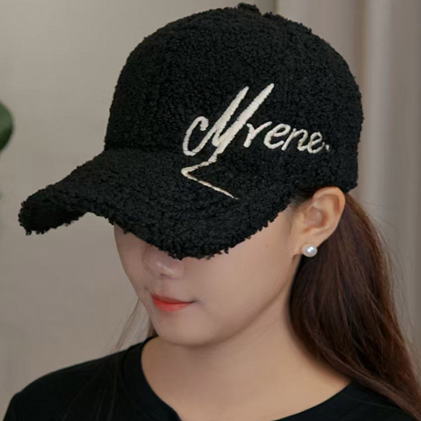 韩版刺绣字母羊羔绒鸭舌帽子女秋冬新款百搭时尚保暖大头围棒球帽,服饰配件/皮带/帽子/围巾,帽子,淘宝优惠券,粉丝福利购,淘宝优惠卷