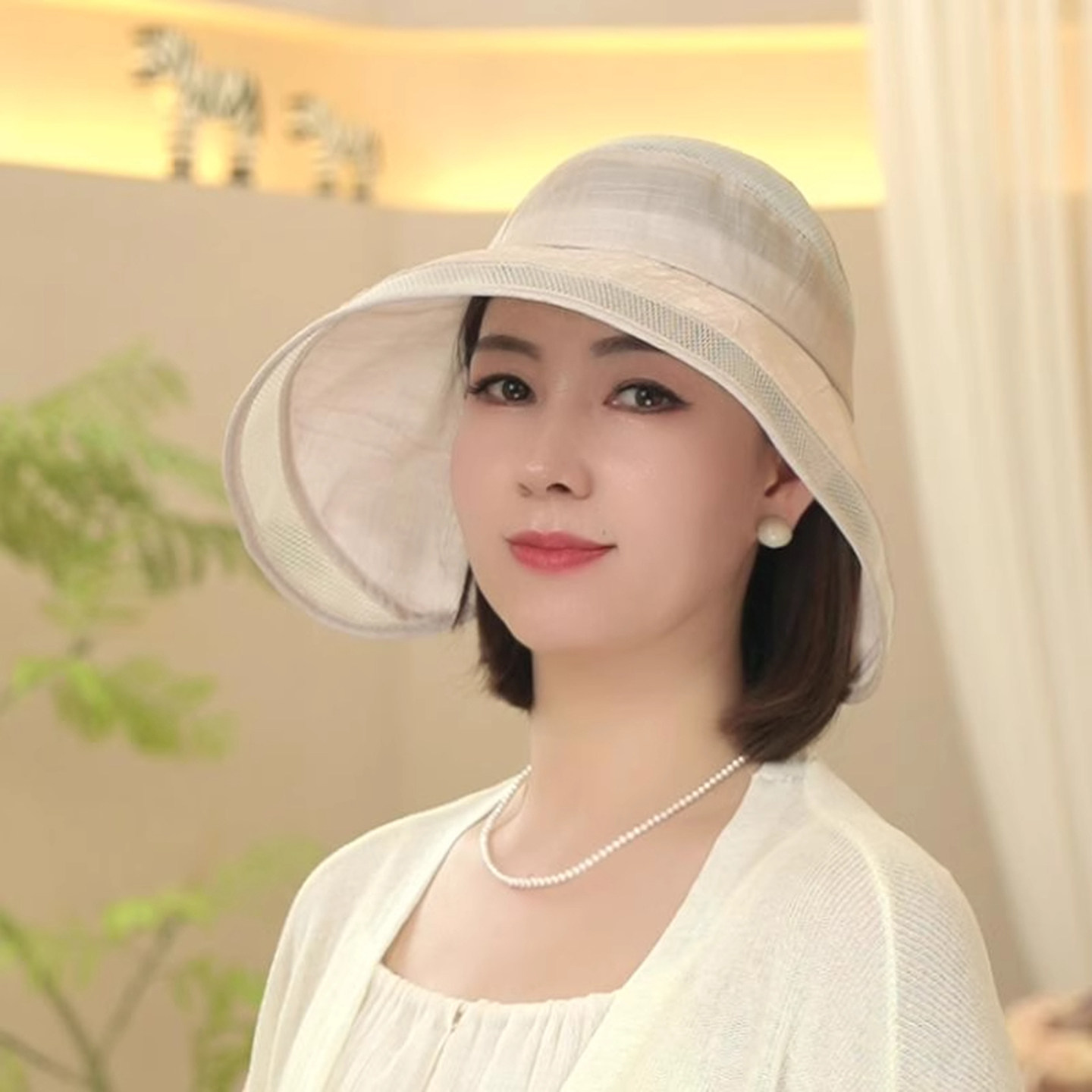 出口韩国大帽檐遮阳防晒空顶帽女