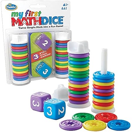 Think Fun My First Math Dice - Engaging Counting Game for