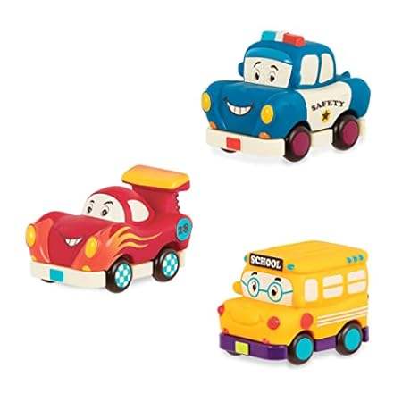 B. toys- Mini Wheeee-ls!- 3 pc Mini Pull-Back Vehicles Se