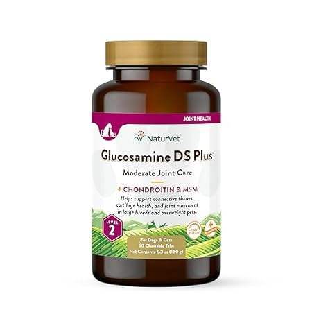 NaturVet Glucosamine DS Plus Level 2 Moderate Care Joint