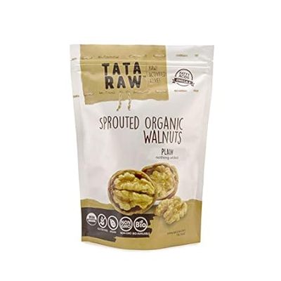 TATA RAW - Sprouted Organic Walnuts - PLAIN. Nothing Adde