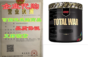 Redcon1 Total War- Pre Workout， 30 Servings， Boost Energ