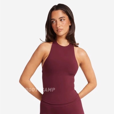 *csb背心90s复古系列带胸垫高领