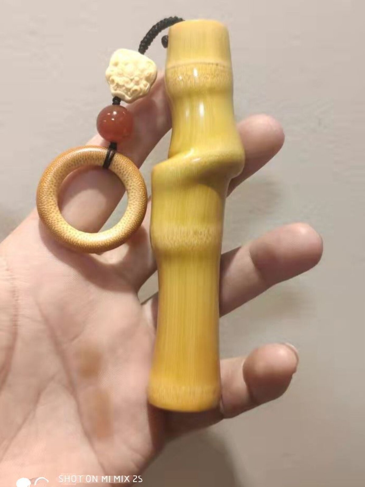 实心把件手把件成品精挑高密度老料干料精磨高抛光包浆文玩罗汉竹