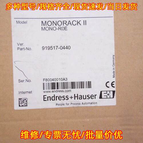 919517-0440 MONO-R0E 工控模块 恩德斯豪斯MONORACK II议价维修