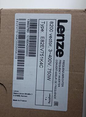 E82EV751K4C 伦茨变频器 8200vector 750W 400V议价维修