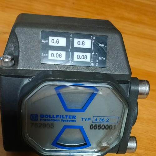 4.36.2 压差指示器 BOLLFILTER波尔滤器 工业器材议价维修
