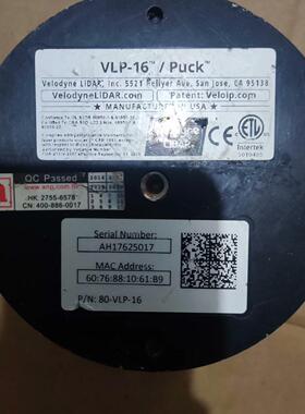 VLP-16/Puck 威力登激光雷达 工业自动化探测传感器议价维修