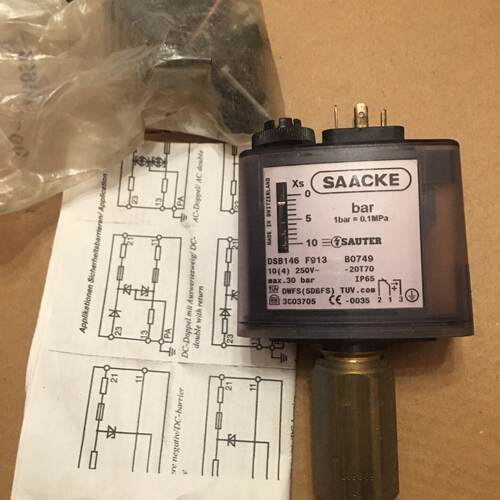DSB146 F913 SAACKE 压力控制器 工业工控配件议价维修