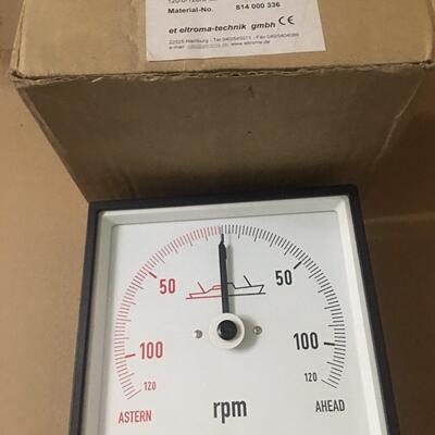 KPQ144 eltroma 船用转速表 ±10V 120RPM议价维修