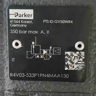 R4V03-533P1PN4MAA130 Parker液压控制阀 工业液压元件议价维修