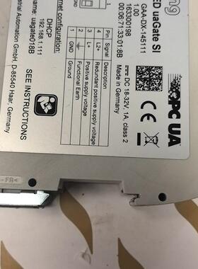GAA-DX-145111 网关 softing uaGate SI 工业自动化配件议价维修