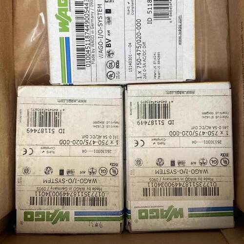750-475/020-000 万可Wago IO模块 工业自动化工控配件议价维修
