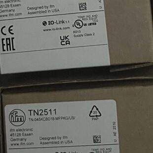 TN2511 易福门工业温度传感器 自动化工控感应器件议价维修