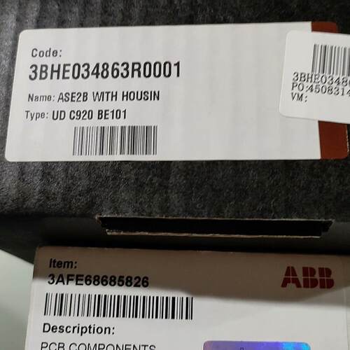3BHE034863R0001 UD C920 BE101 ABB高压变频器配件议价维修
