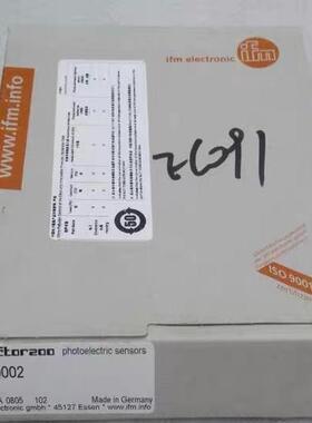 OR0002 传感器 易福门IFM 工控自动化配件议价维修