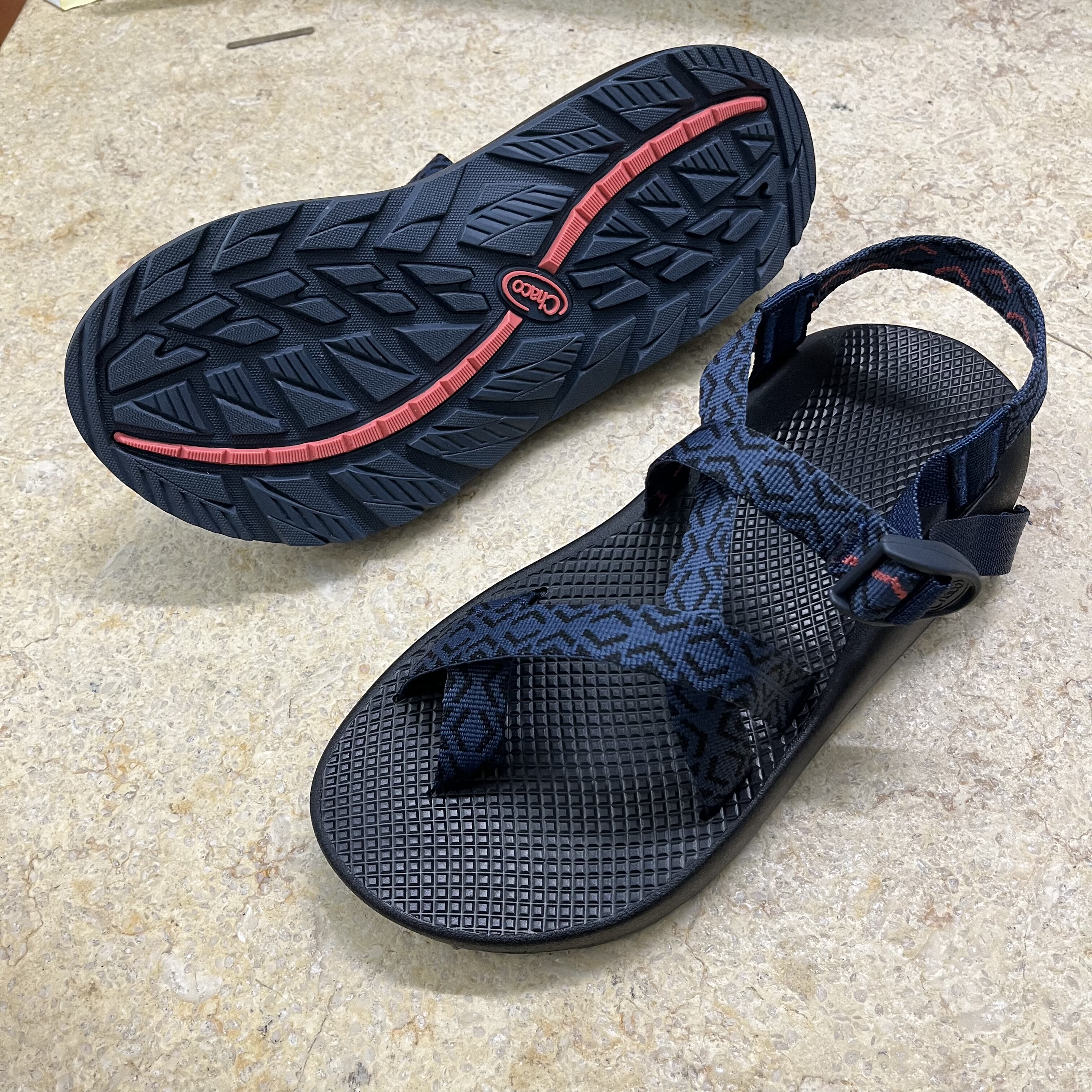 Chaco沙滩鞋Z/volv登山涉水溯溪鞋夹趾凉鞋可调织带运动男凉鞋