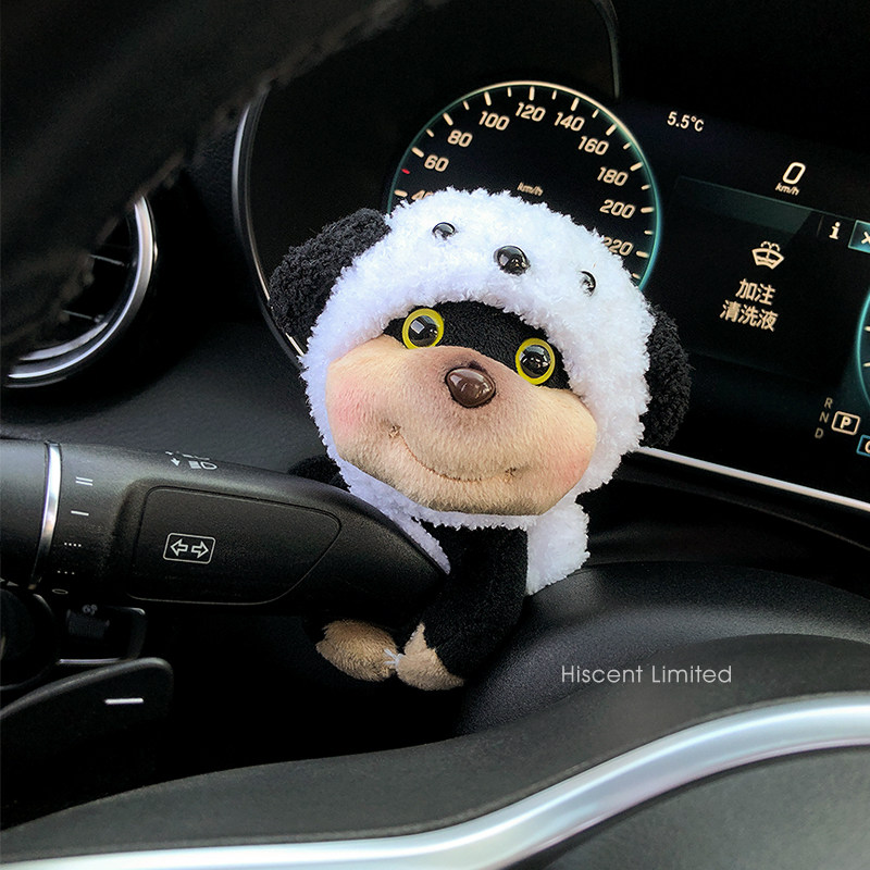 新款蜜蜂狗怀挡装饰转向灯雨刮器饰品可爱玩偶女汽车摆件公仔情侣