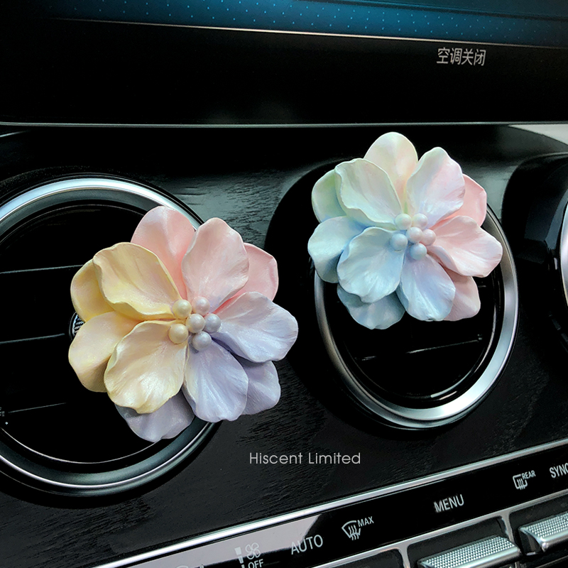 新车礼物高档山茶花车载香薰女生