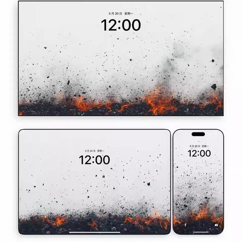 4K超清 烟底烬花 30张氛围感电脑平板iPad苹果手机iPhone壁纸图片