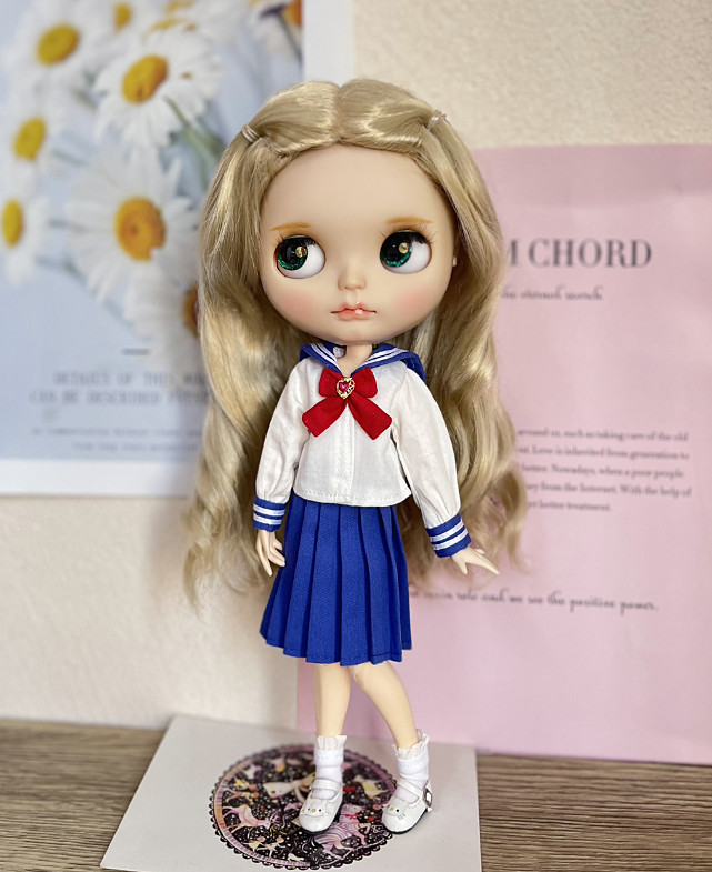 现货blythe小布ob24 Azone娃衣cos 美少女战士水手服套装