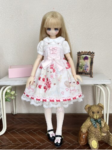 ob24 Azone特六blythe可爱洛丽塔图案 套装