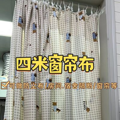 特价4米布料大块花布碎花卡通沙发布窗帘隔断宿舍工地防尘布清仓