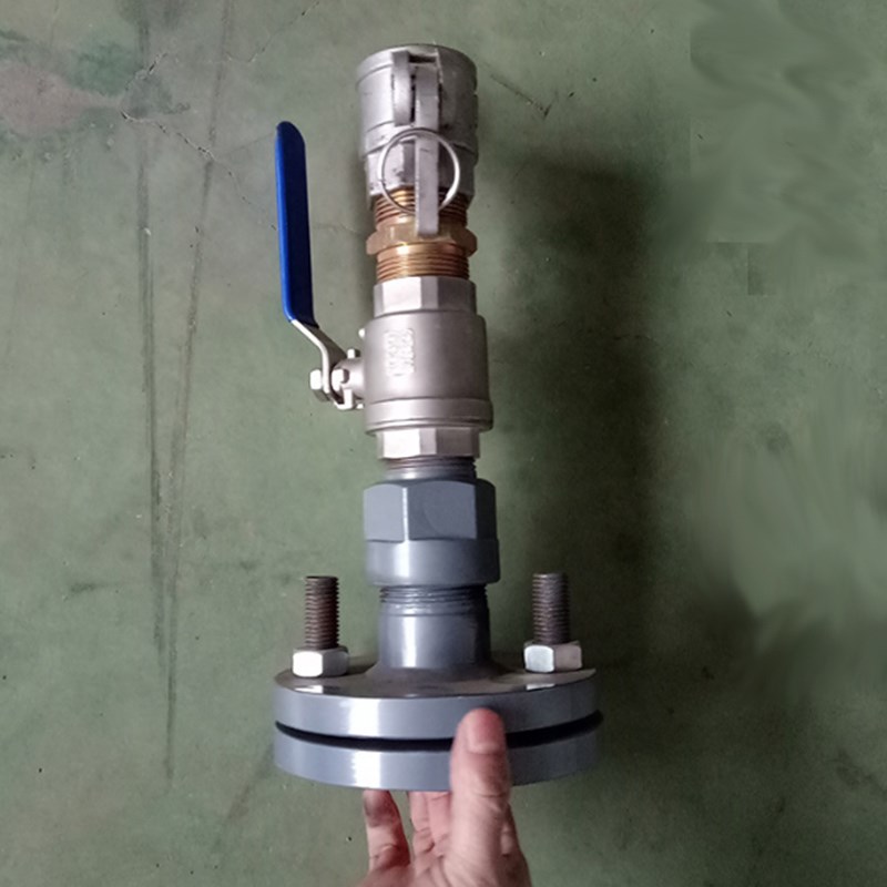 隧道拱顶带模RPC注浆管接头 SMRPC管止浆阀注浆法兰快接压力表