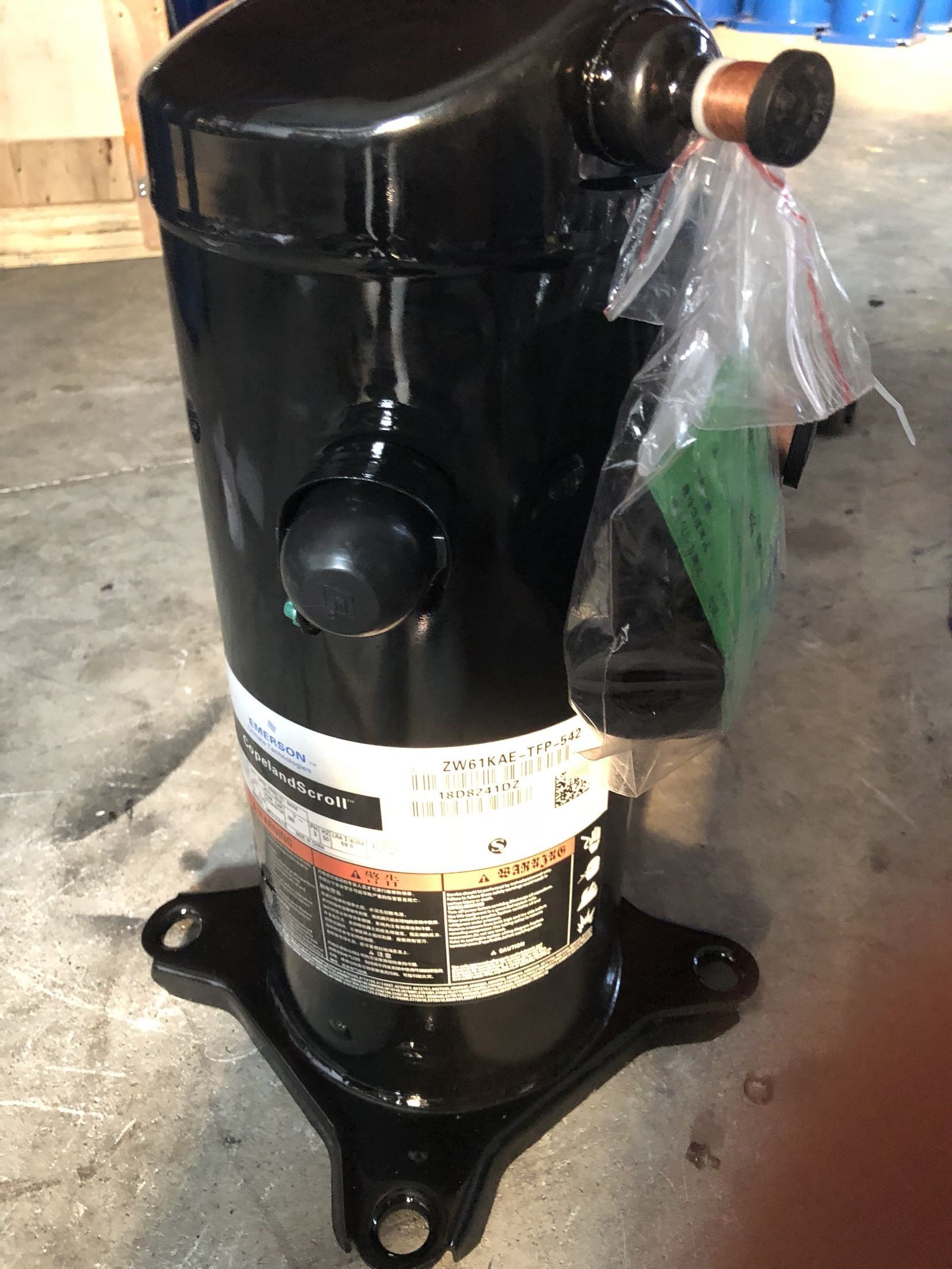 zw61ks-tfp-542 zw61ka-tfp-522全新原装艾默生谷轮5匹热泵压缩机