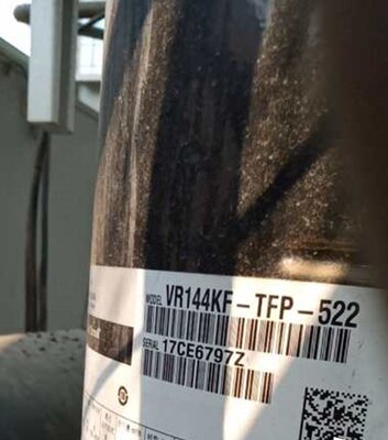 VR144KS-TFP-52E ZR144KC-TFD-522全新谷轮压缩机VR144KS-TFP-522