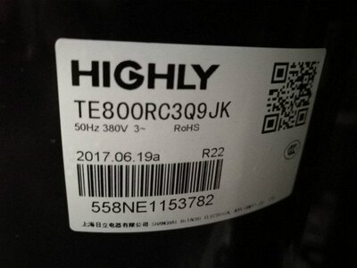 TE638RC3Q9RK TE680SC3Q9RK TE708SC3Q9RK TE800CC3Q9J日立压缩机