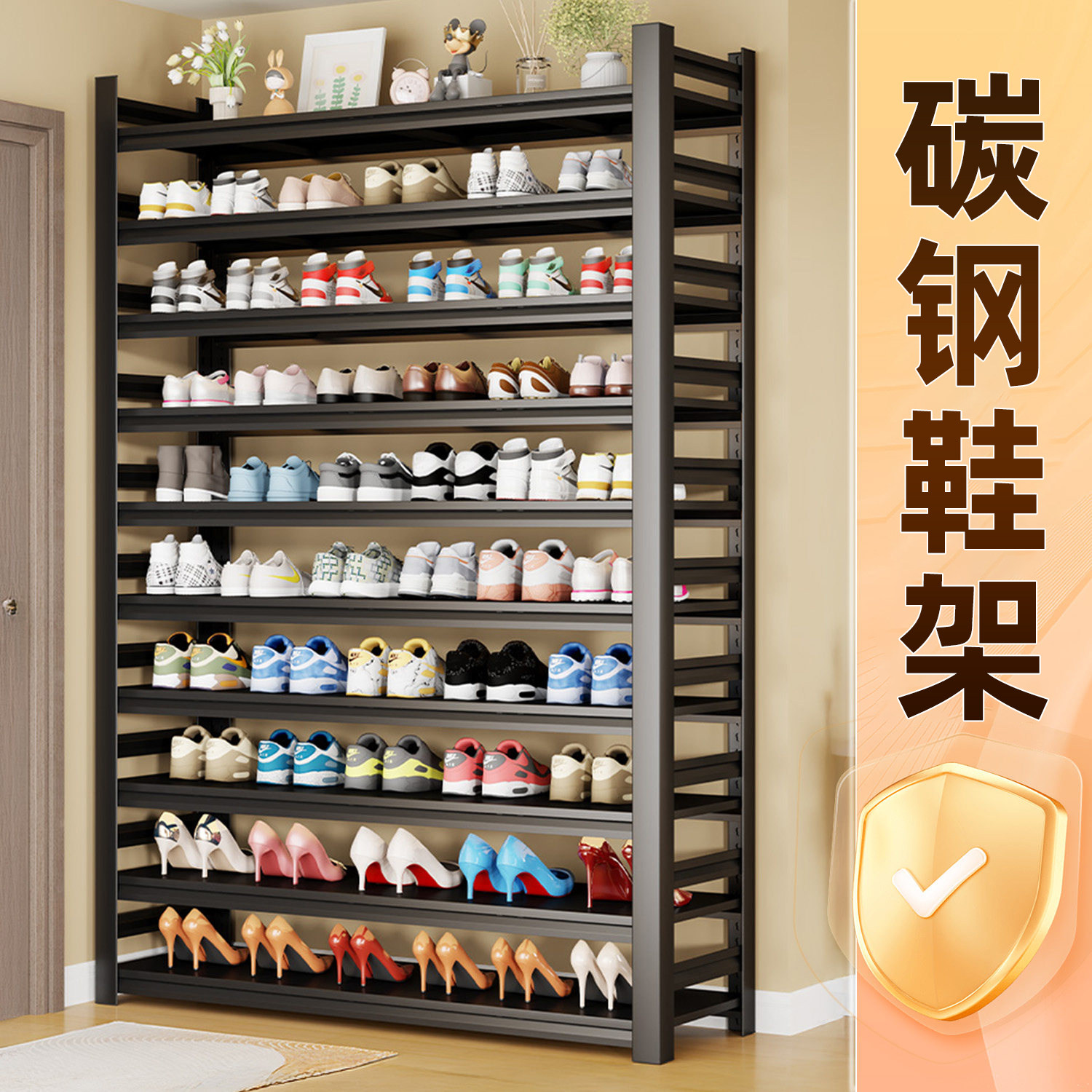 家用玄关加厚大容量多层鞋架图片