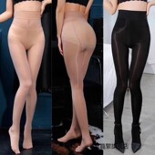 袜丝袜简装 马油袜超细腻 连裤 油亮耐穿钢丝面膜袜春季 光腿神器