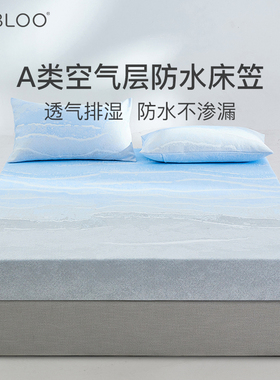 IMBLOO空气层防水防螨床笠罩单件席梦思床垫保护套装置阻螨A类