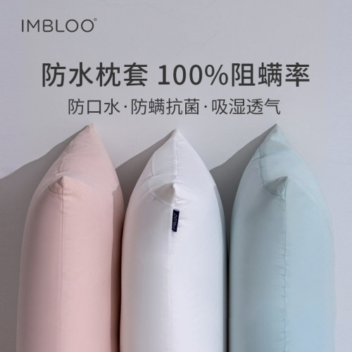 A类母婴可用防水阻螨抑菌枕头套