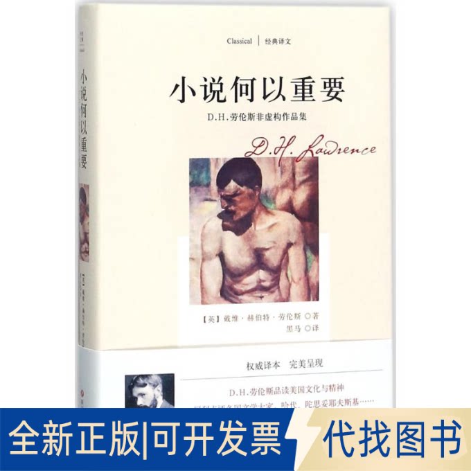 全新正版小说何以重要9787541148545(英)戴维·赫伯特·劳伦斯(d.