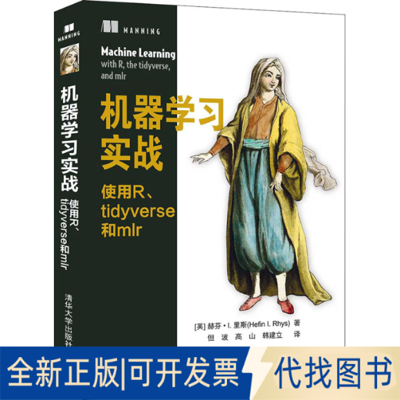 全新正版机器学习实战 使用R、tidyverse和mlr(英)赫芬·I.里斯9787302578277清华大学出版社2021-06-01