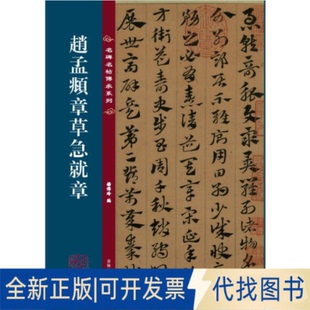 全新正版名碑名帖传承系列--赵孟頫章草急就章杨传玲 著 杨传玲 编9787575211093吉林文史出版社2025-06-01