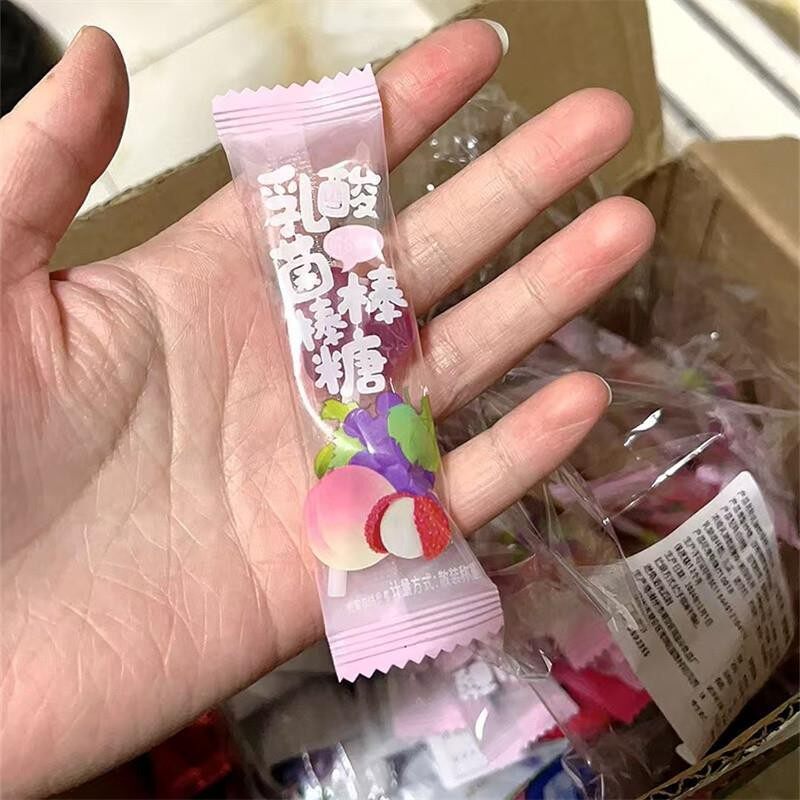 乳酸菌维c棒棒糖可爱猫爪水果味高颜值糖果儿童零食节日礼物硬糖