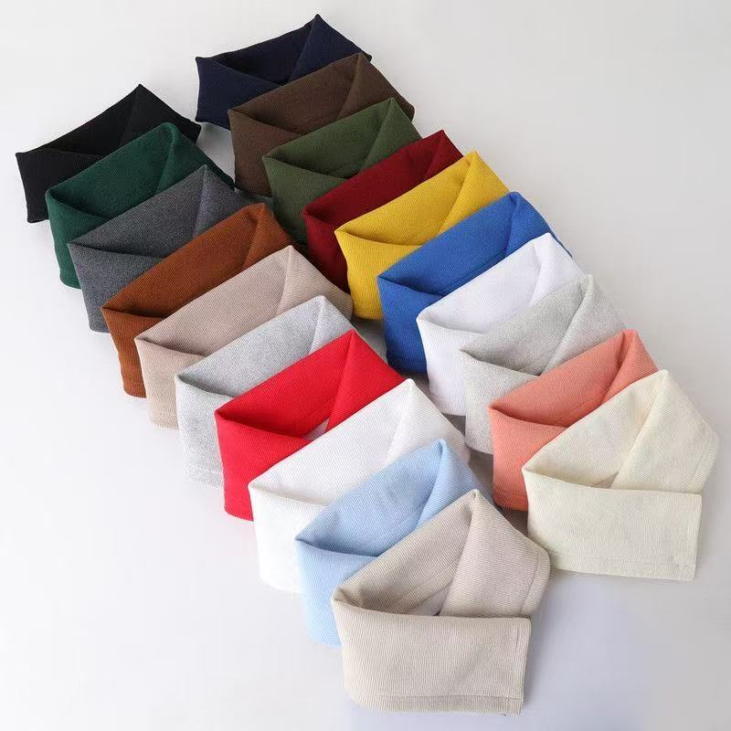 羽绒服衣领防脏神器配件螺纹领子保护套全包棉衣护领包边针织假领